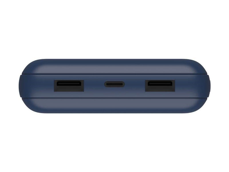 Belkin Power Bank 20K USB-A and USB-C 15W blue Powerbank (Akku) - 20000 mAh