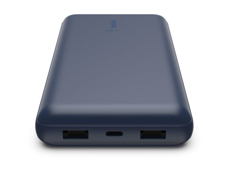 Belkin Power Bank 20K USB-A and USB-C 15W blue Powerbank (Akku) - 20000 mAh