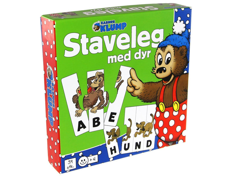 Forlaget Globe Rasmus Klump - Spelling Game - Farm
