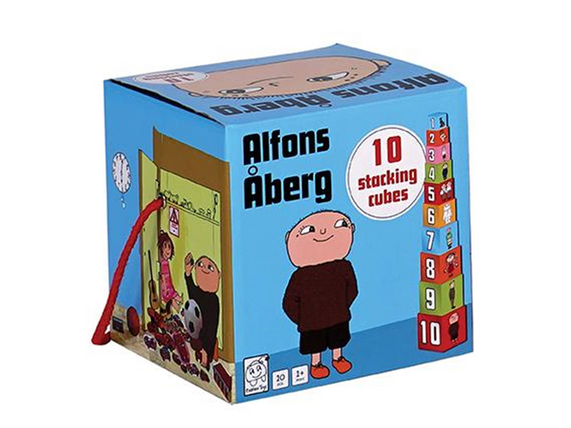 Barbo Toys Alfons Åberg Stacking Cubes 10pcs