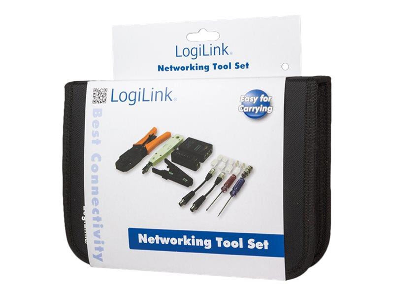 LogiLink Networking tool set 6 parts with bag