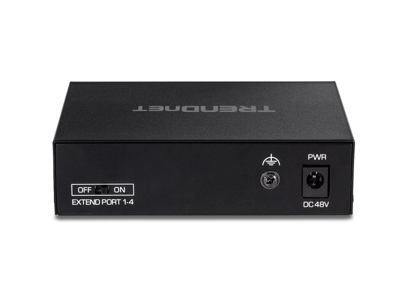 TRENDnet TE-FP051 5-Port Unmanaged Fast Ethernet Long Range PoE+ Switch