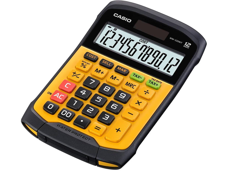 CASIO WATER-RESISTANT CALCULATOR WM-320MT