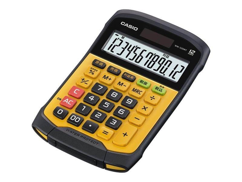 CASIO WATER-RESISTANT CALCULATOR WM-320MT