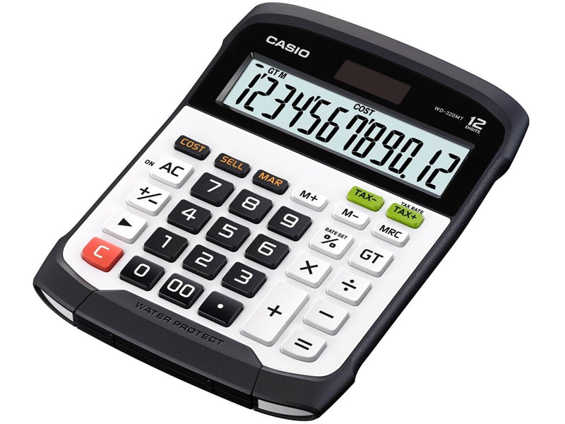 CASIO WATER-RESISTANT CALCULATOR WD-320MT