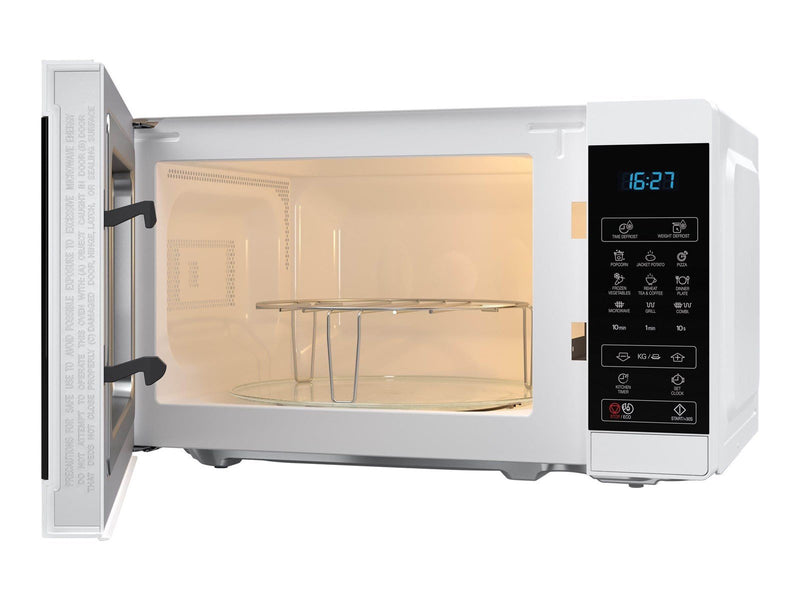 Sharp YC-MG02E-W - microwave oven with grill - freestanding - white