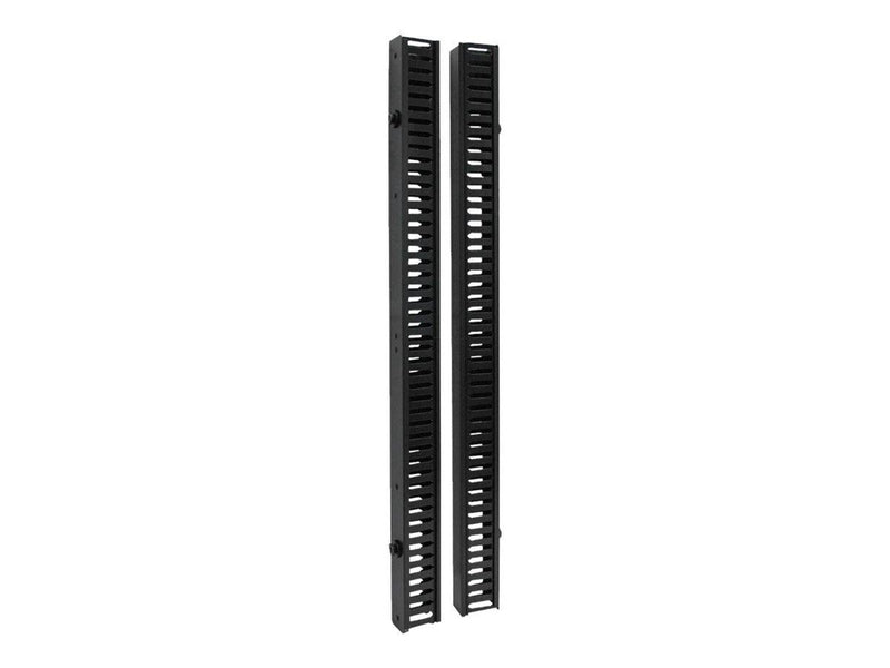 Tripp Lite Rack Enclosure Cabinet 6ft VRT Cable Manager Dbl Finger Duct - rack cable management duct with cover