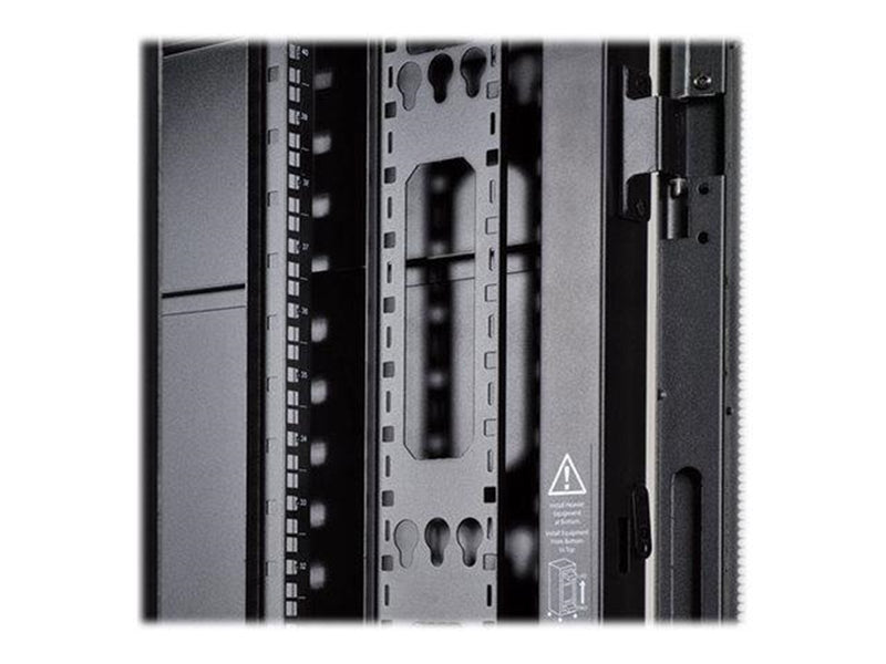 Tripp Lite 42U Rack Enclosure Server Cabinet Vertical Cable Management Bars - rack cable management panel