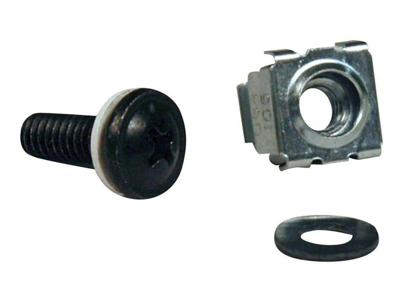 Tripp Lite Rack Enclosure Square Hole Hardware M5 Screws & Washers 50PC - rack screws nuts and washers