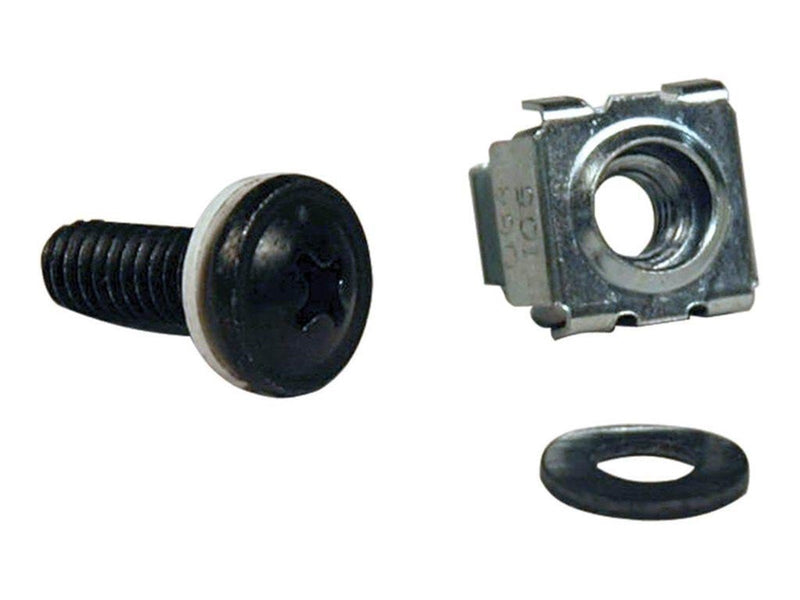 Tripp Lite Rack Enclosure Square Hole Hardware M5 Screws & Washers 50PC - rack screws nuts and washers