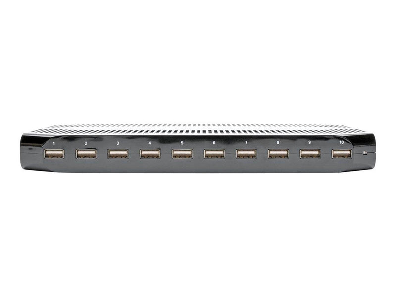 Tripp Lite 10-Port USB Charging Station with Adjustable Storage 12V 8A (96W) USB Charger Output Schuko Power Cord power adapter