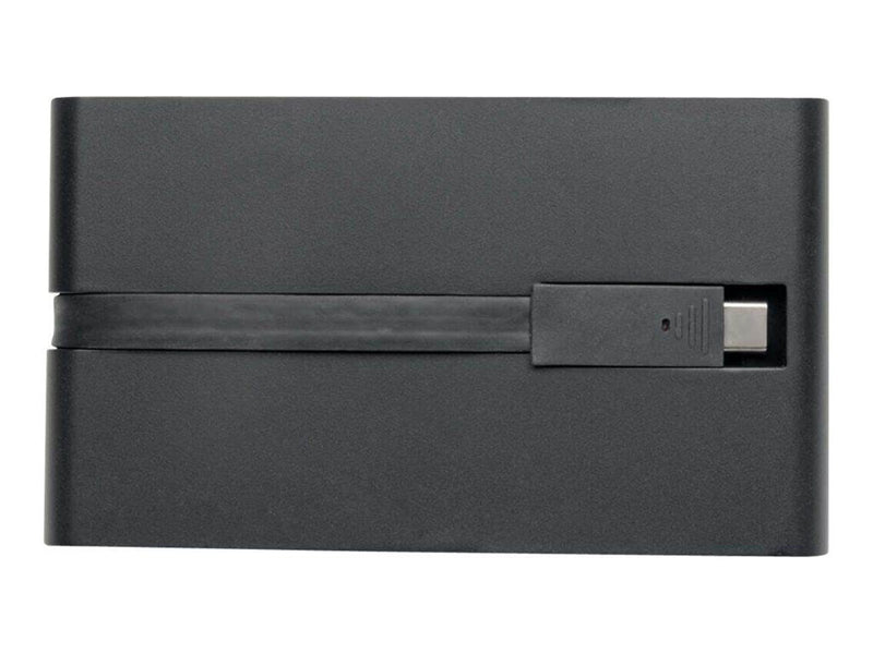 Tripp Lite USB-C Laptop Docking Station - HDMI VGA GbE 4K @ 30 Hz Thunderbolt 3 USB-A USB-C PD Charging 3.0 Black - docking stat