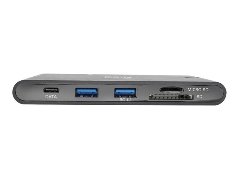 Tripp Lite USB-C Laptop Docking Station - HDMI VGA GbE 4K @ 30 Hz Thunderbolt 3 USB-A USB-C PD Charging 3.0 Black - docking stat