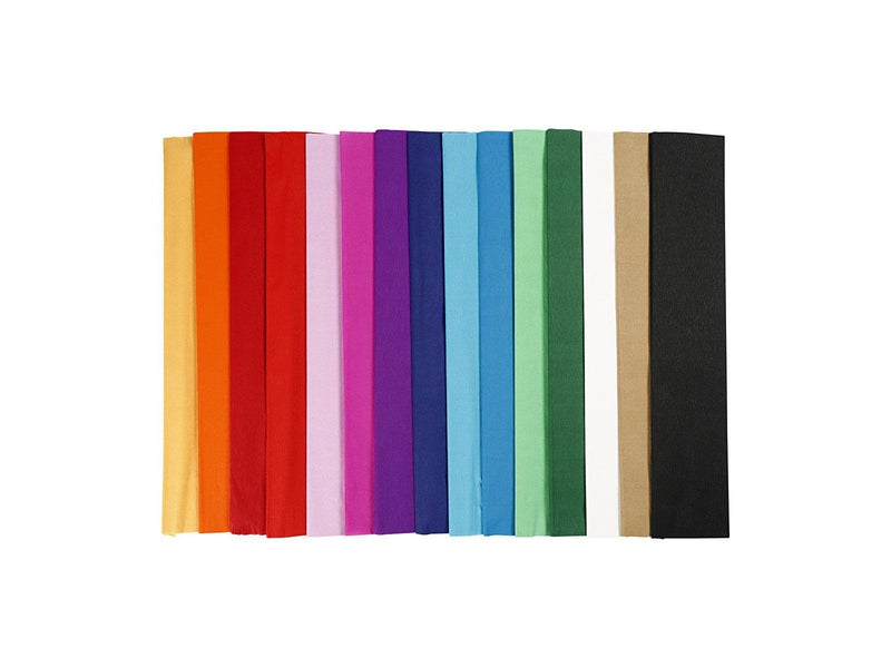 Creativ Company Crepe paper - Basic colors 15st.