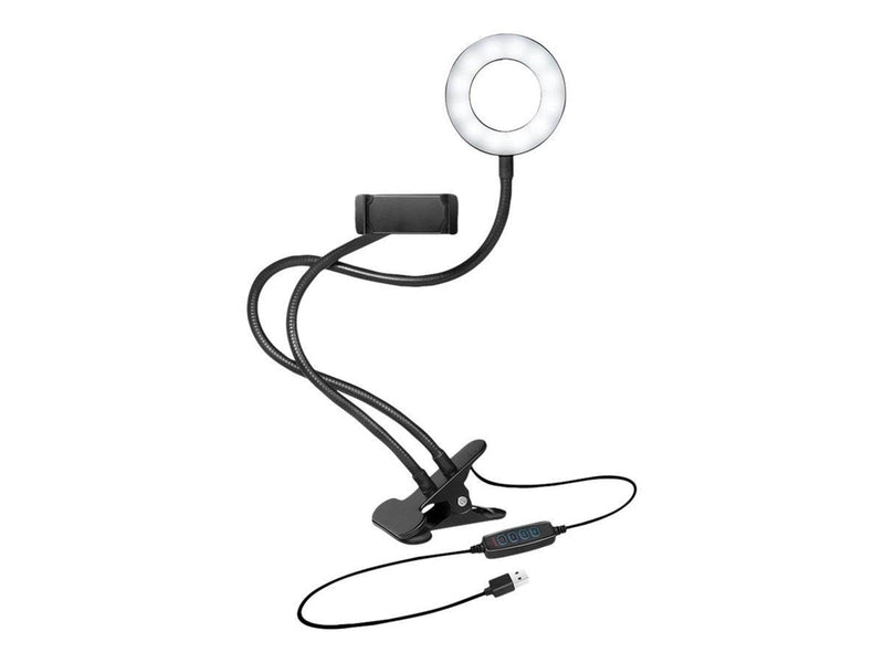 LogiLink Smartphone Ring Light Clamp Mount Ø 8.5 cm