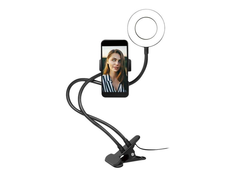 LogiLink Smartphone Ring Light Clamp Mount Ø 8.5 cm