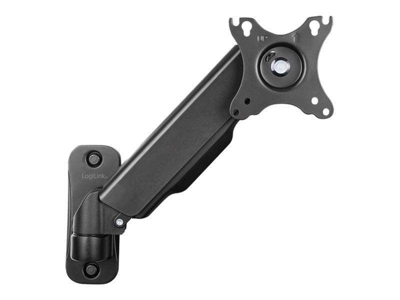 LogiLink Monitor wall mount 17–32" gas spring 90–380 mm