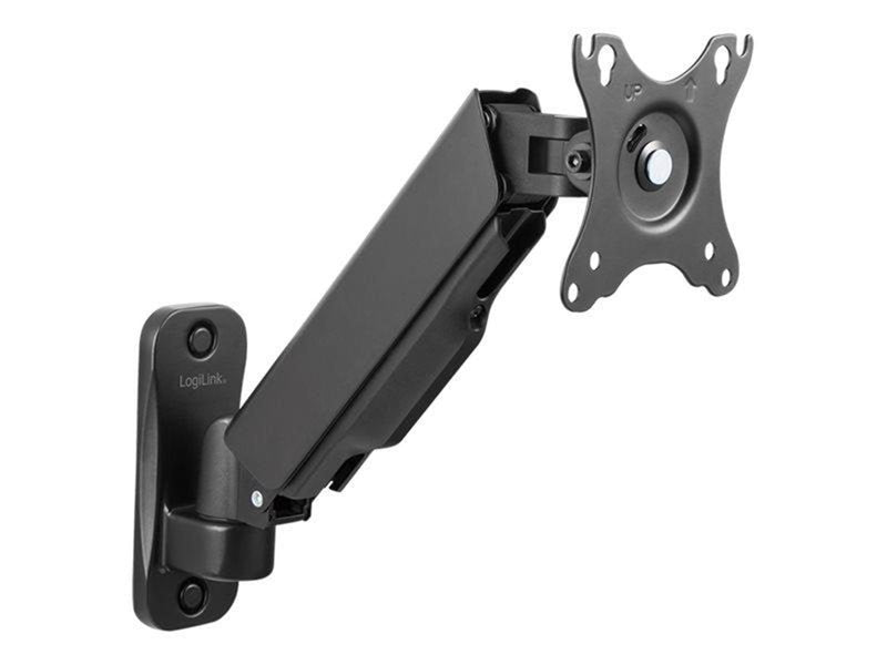 LogiLink Monitor wall mount 17–32" gas spring 90–380 mm