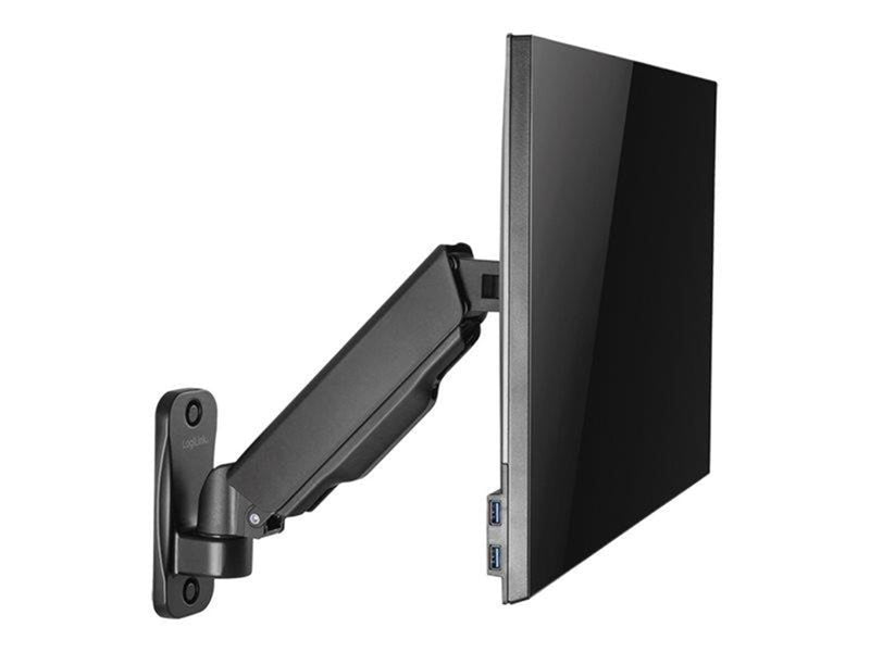 LogiLink Monitor wall mount 17–32" gas spring 90–380 mm