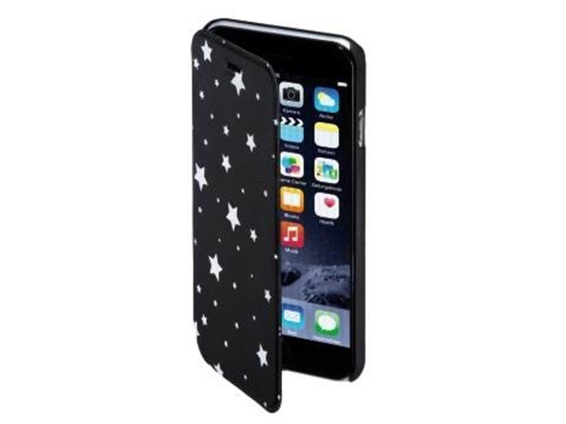 Hama "Luminous Stars" Booklet Case for Apple iPhone 6/6s black/white