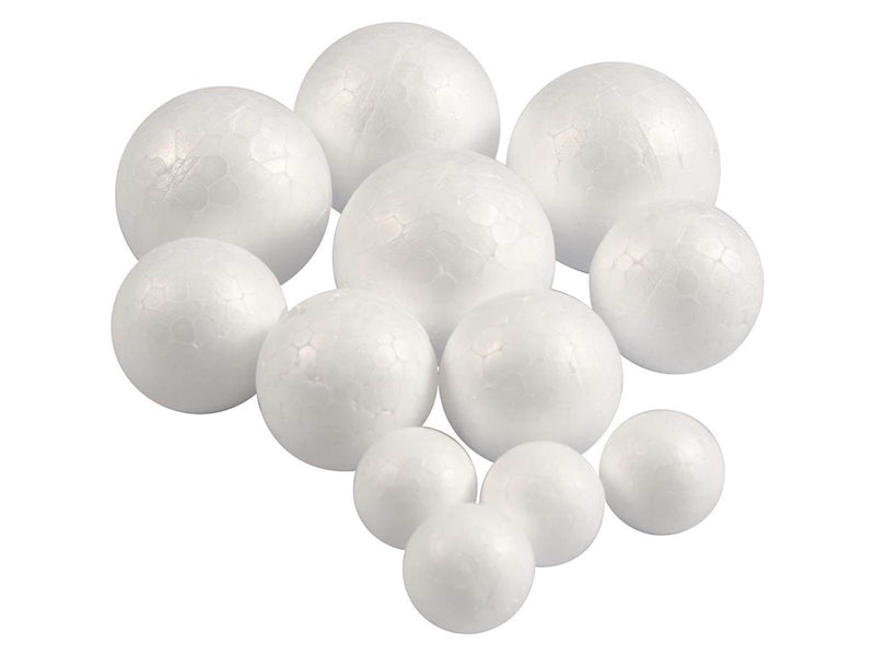 Creativ Company Polystyrene Balls White 12pcs.