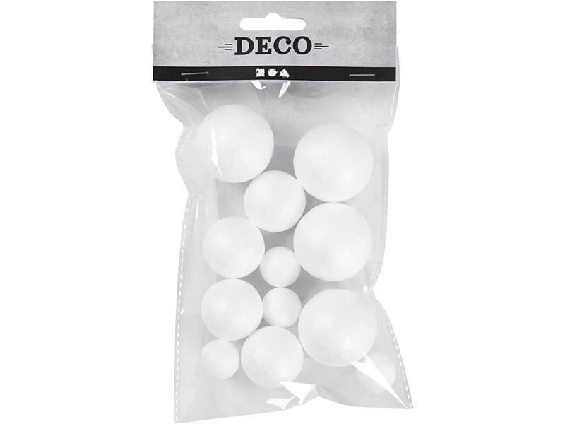 Creativ Company Polystyrene Balls White 12pcs.
