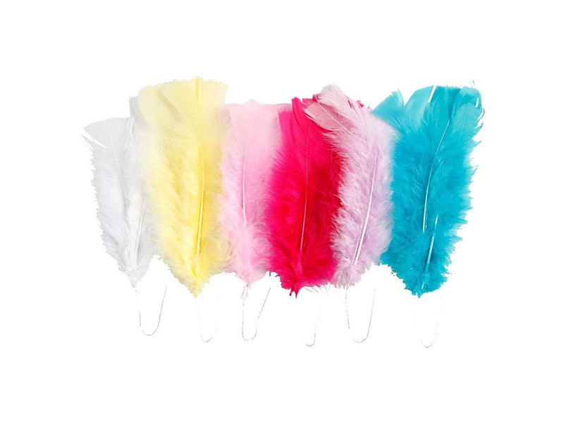 Creativ Company Feathers in Various Colors 11-17cm 18pcs.