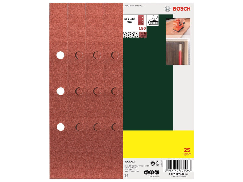 Bosch sandpapirsark