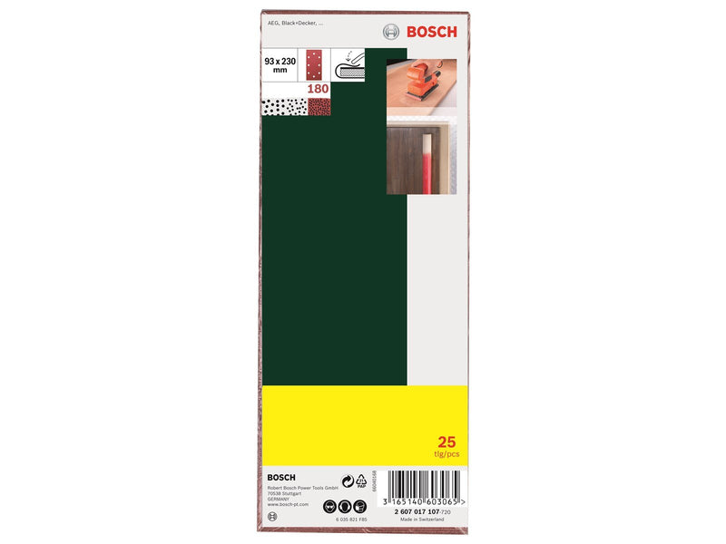 Bosch sandpapirsark