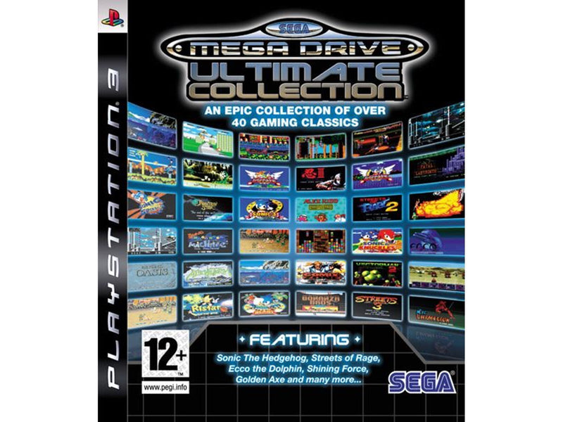 SEGA Mega Drive Ultimate Collection - Sony PlayStation 3 - Retro - PEGI 12
