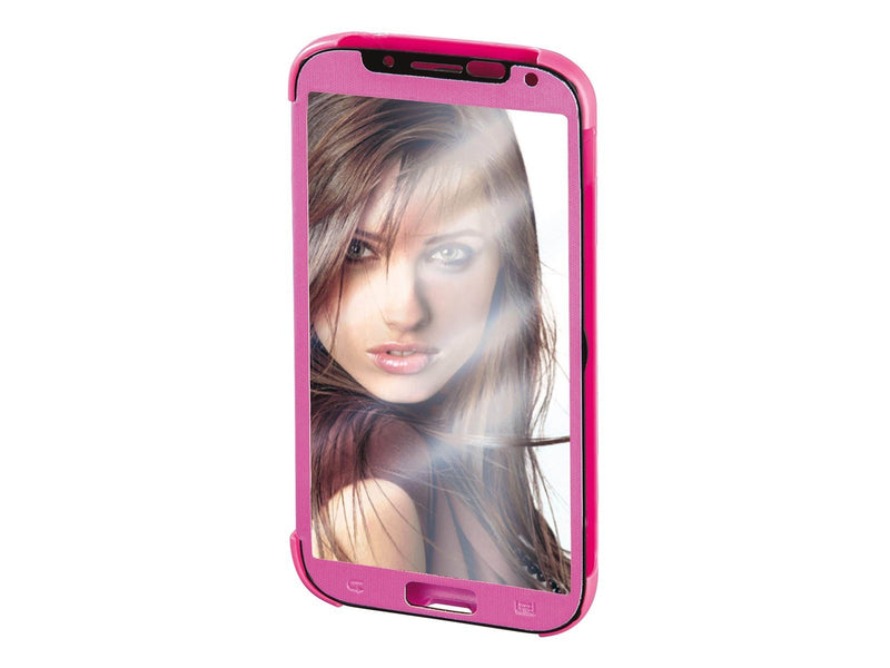 Hama "Mirror" Booklet Case for Samsung Galaxy S5 (Neo) pink/silver