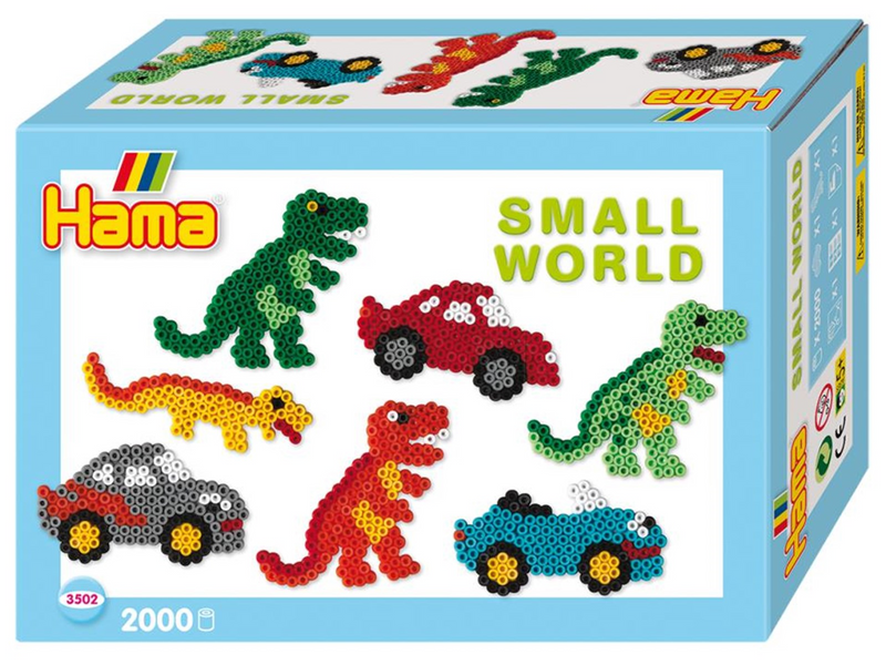 Hama Beads set - Dino and Auto 2000 pcs