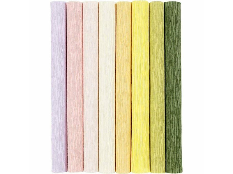 Creativ Company Crepe Paper Pastel Colors 8 Sheets