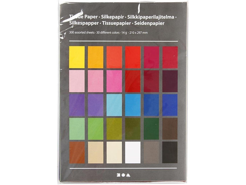 Creativ Company Tissue paper A4 Coloured 300pcs.