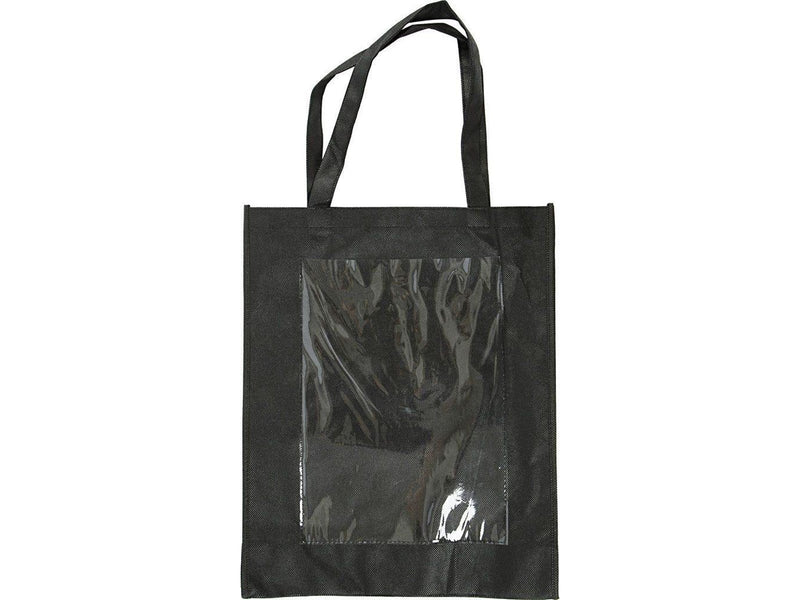 Creativ Company Shoulder Bag with Plastic Front Black