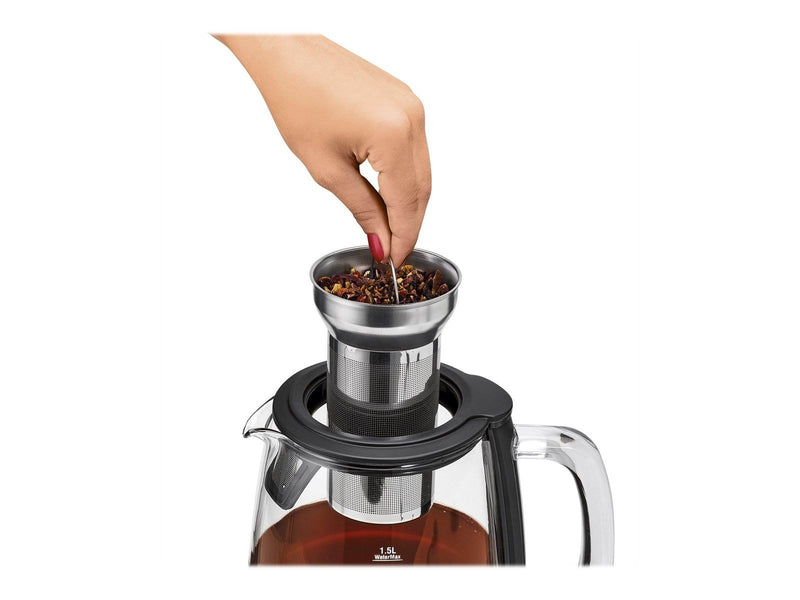ProfiCook PC-WKS 1167G - tea maker/kettle - stainless steel/glass