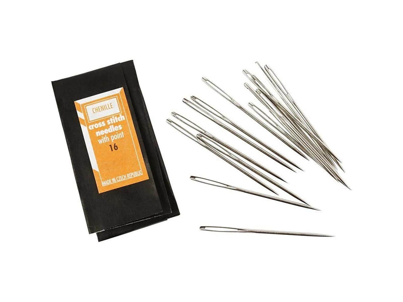 Creativ Company Cross Stitch Needles Sharp Point 1.6x55mm (25-Pack)