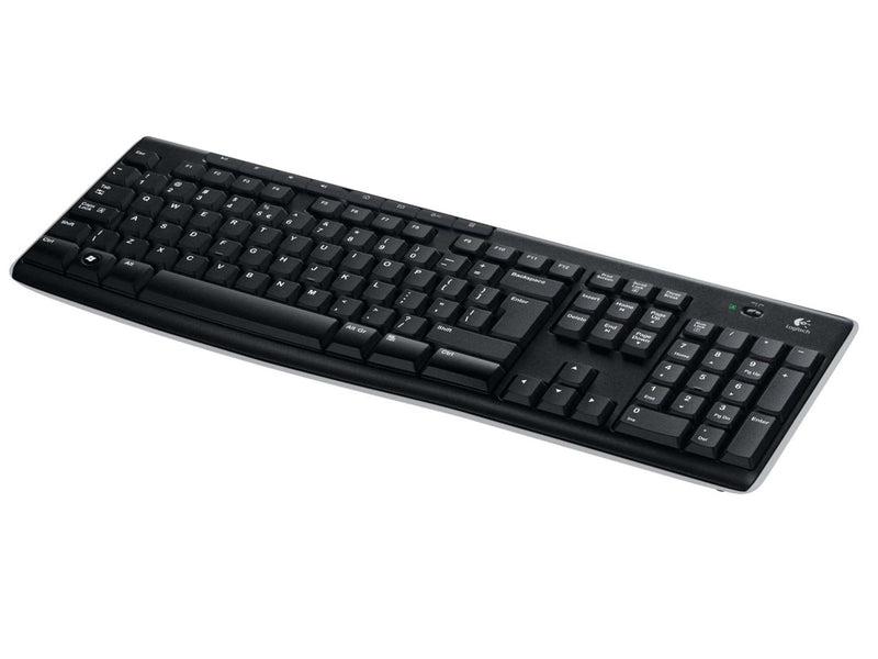 Logitech K270 Wireless Keyboard - UK - Tastaturen - Englisch - Schwarz