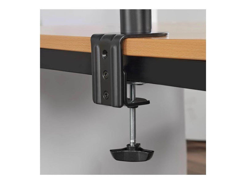 Hama mounting kit - full-motion - for 2 monitors - black