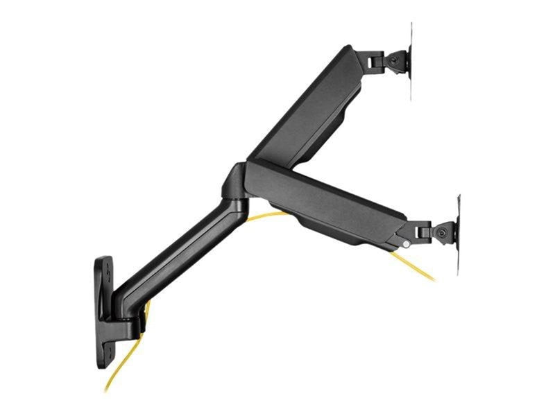 LogiLink Dual monitor wall mount 17–32" gas spring 90–540 mm