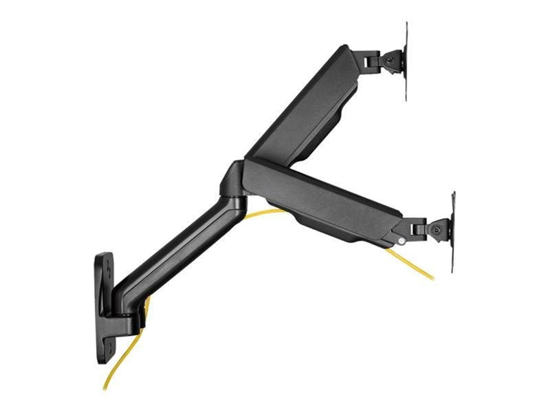 LogiLink Dual monitor wall mount 17–32" gas spring 90–540 mm