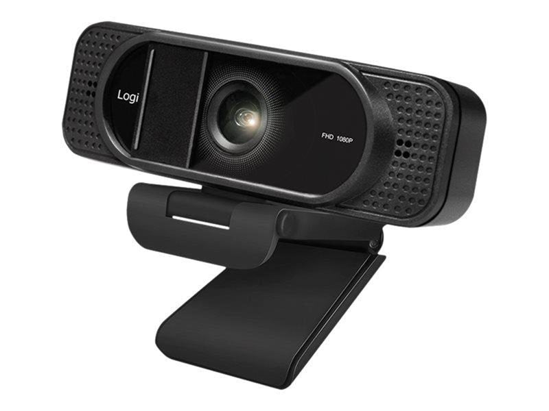 LogiLink Full HD webcam 96° dual microphone privacy cover