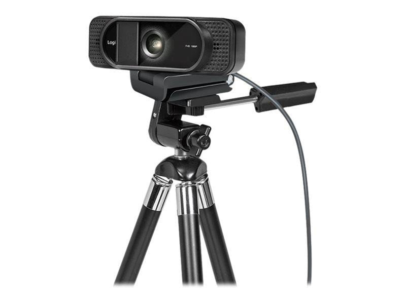 LogiLink Full HD webcam 96° dual microphone privacy cover