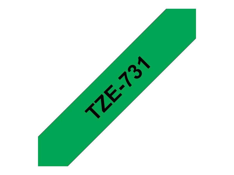 Brother Tape brother 12 mm black/green