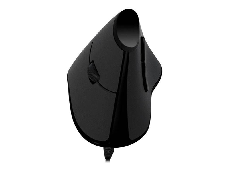 LogiLink Ergonomic vertical mouse USB 100dpi black - Vertical mouse (Schwarz)