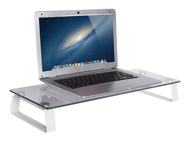 LogiLink Tabletop monitor riser glass top 560 mm long