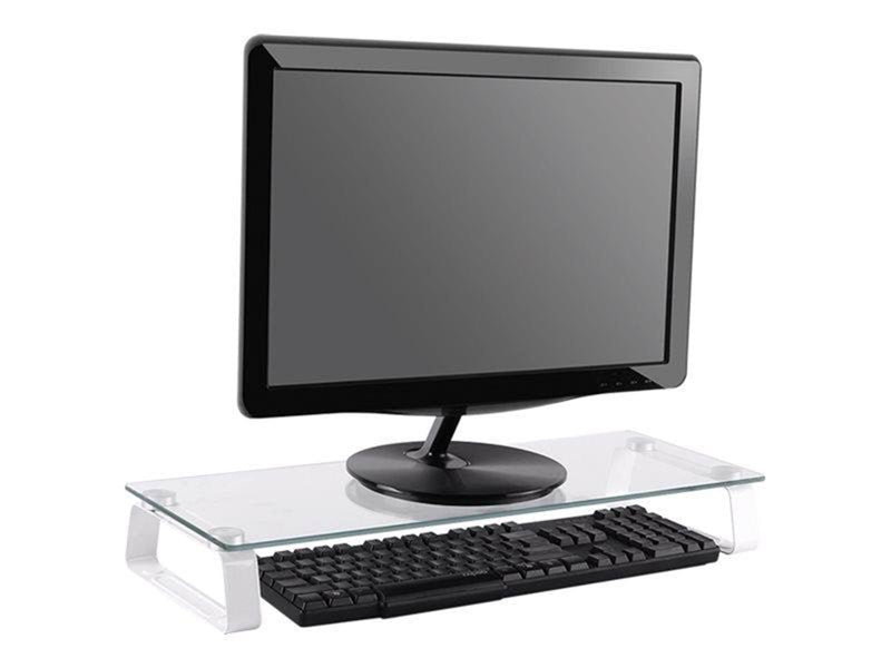 LogiLink Tabletop monitor riser glass top 560 mm long
