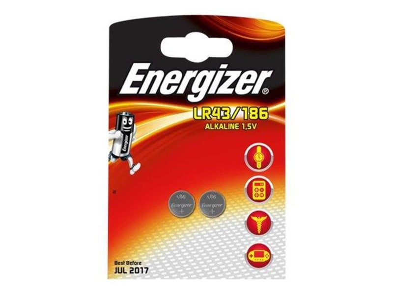 Energizer 186 battery - 2 x LR43 - Alkaline