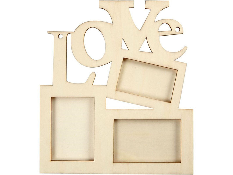 Creativ Company Photo Frame Love Wood