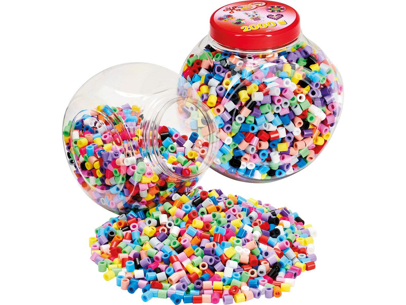 Hama Beads set in Pot Maxi - Pastel mix 2000 pcs